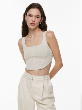 Babaton by Aritzia Sculpt Knit Bustier Tank Top size S